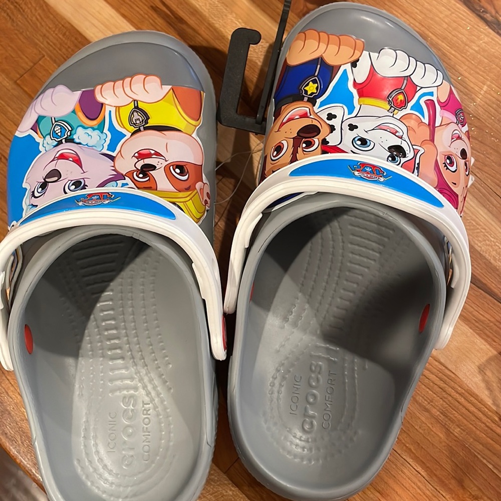 Brand new paw patrol crocs
